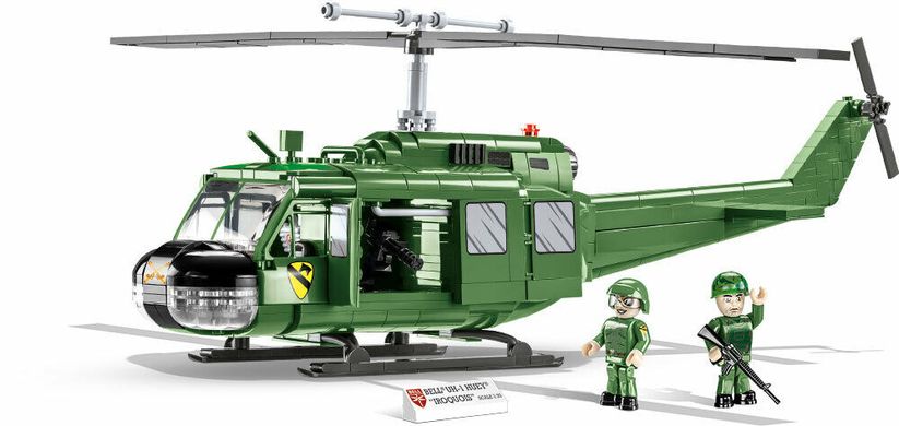 Учебный конструктор американский вертолет Bell UH-1 Huey Iroquois COBI 2423