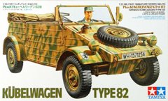 Сборная модель 1/35 германский автомобиль German Kubelwagen Type 82 Tamiya 35213
