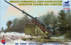 Збірна модель 1/35 німецька далекобійна ракета Rheinmetall «Рейнбот» (Rh.Z.61/9) та пускова установк