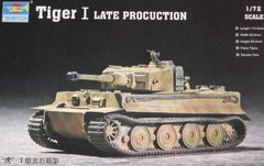 Збірна модель 1/72 танк “Tiger”1 tank（Late） Trumpeter 07244