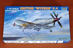 Збірна модель 1/72 літак British "Wyvern" S.4 Trumpeter 01619