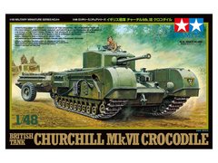 Збірна модель 1/48 Британський танк Churchill Mk. VII Крокодил Tamiya 32594