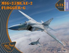 Збірна модель 1/72 літак MiG-23 MLAE-2 Flogger-G Clear Prop 72031