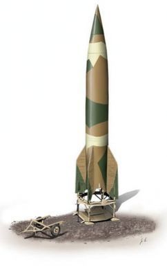 Сборная модель в масштабе 1:72 &mdash; баллистическая ракета A4/V2 от Special Hobby (Special Armour) 72003
