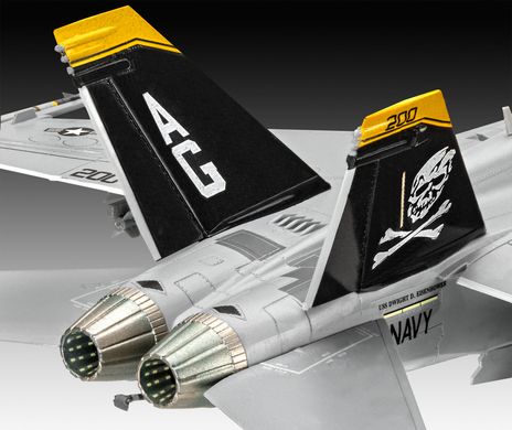 Сборная модель 1/72 самолет F/A-18F Super Hornet Revell 03834