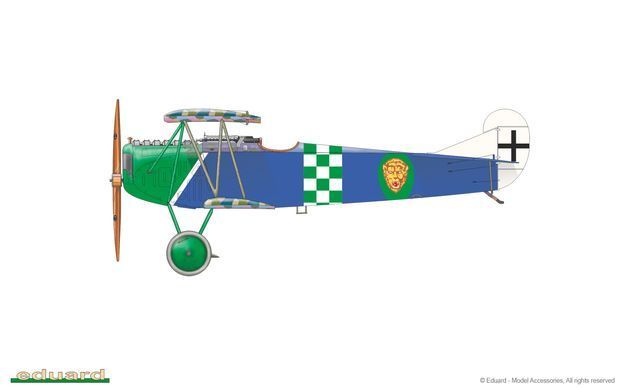 Збірна модель 1/72 гвинтовий літак Fokker D. VII (OAW) ProfiPack Edition Eduard 70131