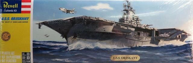 Prefab model of USS Oriskany Revell 85-0318 aircraft carrier