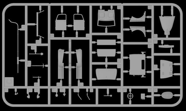 Assembly model 1:72 truck 917t German Truck IBG Models 72061