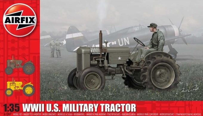 Збірна модель військового трактора WWII U.S. Military Tractor 1/35 Airfix 01367