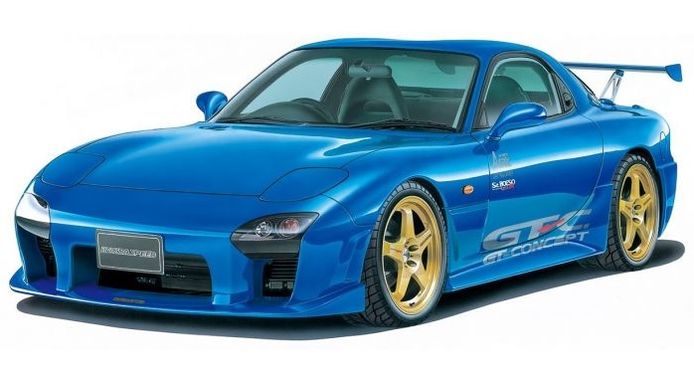 Збірна модель 1/24 автомобіль Mazda Speed FD3S RX-7 A Spec GT Concept '99 Aoshima 06147