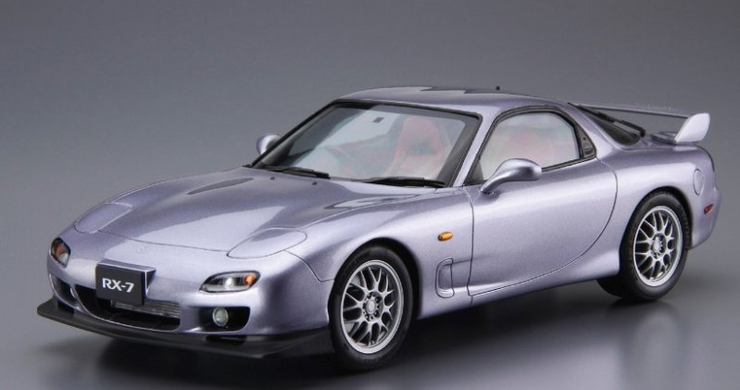 Збірна модель 1/24 автомобіль Mazda FD3S RX-7 Spirit R Type B 2002 The Model Car Aoshima 06193