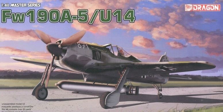 Збірна модель 1/48 Літак Fw190A-5 / U-14 Dragon D5569