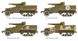 Моделі швидкої збірки 1:72 Бронемашина M3 75mm Half Track (1/72) - 2 шт Italeri 7510