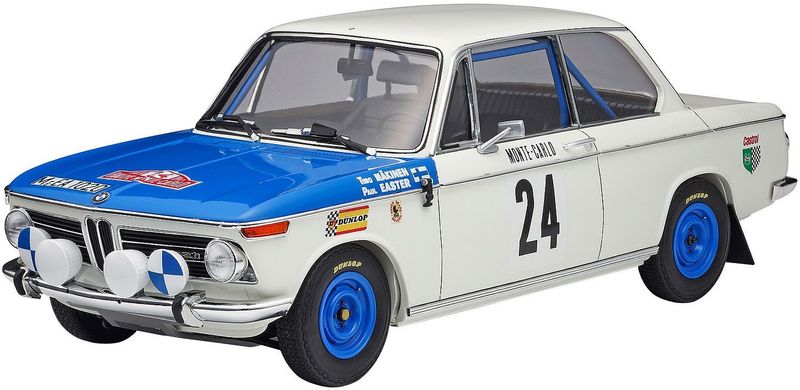 Збірна масштабна модель 1/24 автомобіль BMW 2002ti "1969 Monte-Carlo Rally" Hasegawa 20332