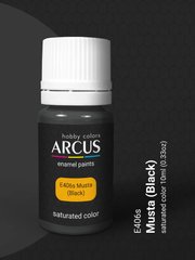 Enamel paint Musta (Black) Black ARCUS 406