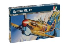 Збірна модель 1/72 літак Spitfire Mk.Vb Italeri 0001