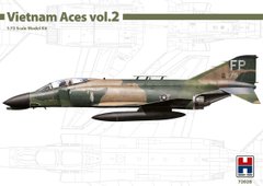 Збірна модель 1/72 літак F-4D Phantom II - Vietnam Aces vol.2 Hobby 2000 72028