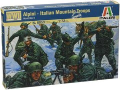 Збірна модель фігур 1/72 World War II Alpini - Italian Mountain Troops Italeri 6059