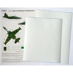 Masks for camouflage 1/32 aircraft Su-25UB of the Air Force of Ukraine Foxbot FM 32-012, In stock