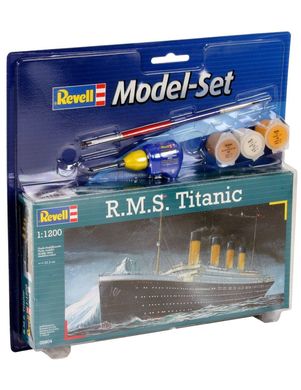 Збірна модель 1/1200 пасажирський корабль R.M.S. Titanic Model Set Revell 65804