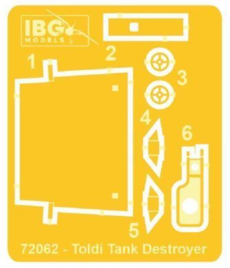 Сборная модель 1:72 САУ Toldi Pancelvadasz IBG Models 72062