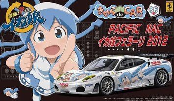 Збірна модель 1:24 автомобіль Chara de Car-ru Shinryaku! Ika Musume / Ferrari F430 challenge 2012 Fujimi 18996