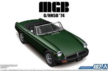 Сборная модель 1/24 автомобиля BLMC G/HN5D MG-B MK-3 '74 Aoshima 05686