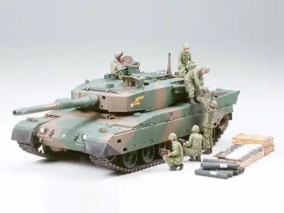 Сборная модель 1/35 Танк Тип 90 с экипажем для заряжания боеприпасов Tamiya 35260