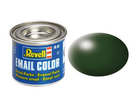 Эмалевая краска Revell #363 Темно-зеленый полуглянцевый RAL 6020 (Silk Matt Dark Green) Revell 32363