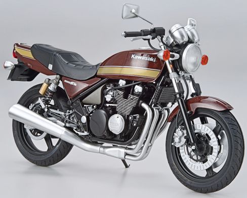 Сборная модель 1/12 мотоцикл Kawasaki ZR400C Zephyr χ '03 w/Custom Parts Aoshima 06532