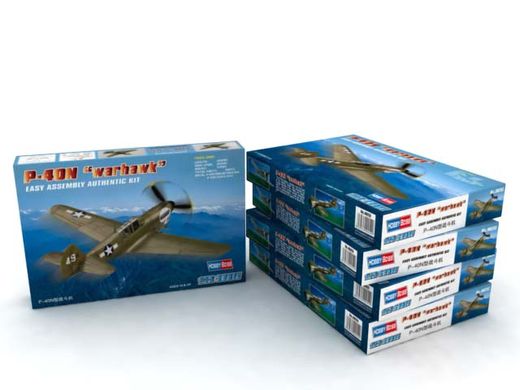 Збірна модуль літака 1/72 P-40N Kitty hawk Hobby Boss 80252