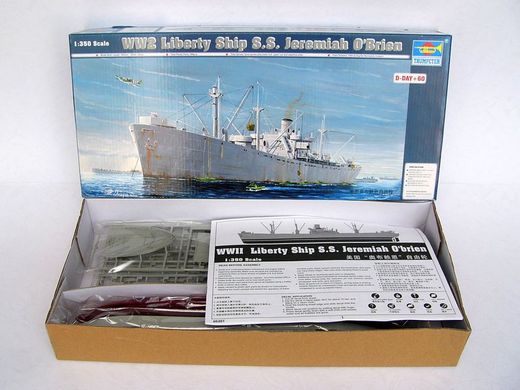 Збірна модель 1/35 судно WWII S.S Jeremiah O Brien (type Liberty) Trumpeter 05301