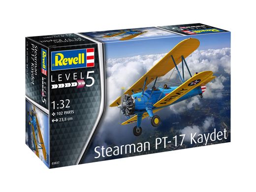 Збірна модель 1/32 літак Stearman PT-17 Kaydet Revell 03837