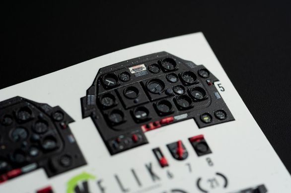 Interior 3D 1/32 Decals for P-51D Mustang Kit Tamiya Kelik K32015