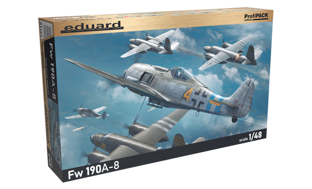 Сборная модель 1/48 самолета Fw 190A-8 ProfiPACK edition Eduard 82147