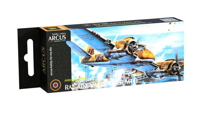 RAF Aircrafts over MTO Arcus 3008 enamel paint set