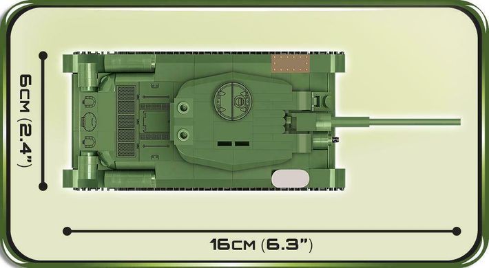 Навчальний конструктор середній танк T-34-85 COBI 2702
