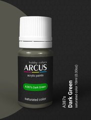 Acrylic paint Dark Green (Dark green) ARCUS A387
