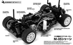 Модель з дистанційним управлінням M-05 Mini Cooper JCW Coupe Tamiya 58520 1/10