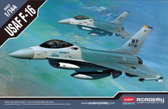 Assembled model 1/144 aircraft F-16 Fighting Falcon Academy 12610