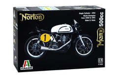 Збірна модель 1/9 мотоцикл Norton MANX 500cc 1951 Italeri 4602