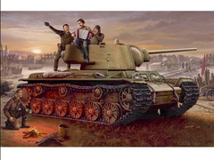 Сборная модель танк 1/35 KV-1 Model 1942 Lightweight Cast Tank Trumpeter 00360