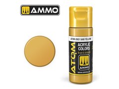 Акриловая краска ATOM Sand Yellow Ammo Mig 20021