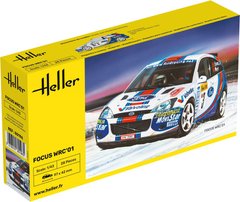 Збірна модель 1/43 американський компактний автомобіль Ford Focus WRC 01 Heller 80196