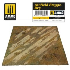 Carpet for simulating dirt and grass airfields Airfield Steppe-Dry Ammo Mig 8485