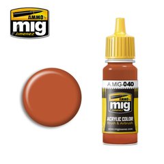 Акриловая краска средняя ржавчина (Medium Rust) Ammo Mig 0040