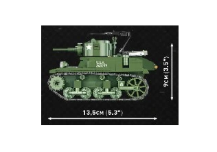 Навчальний конструктор танк 1/35 M3A1 STUART COBI 3048