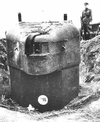 Збірна модель 1/72 німецький бункер PanzerNest Краб броньована кулеметна точка ACE 72561