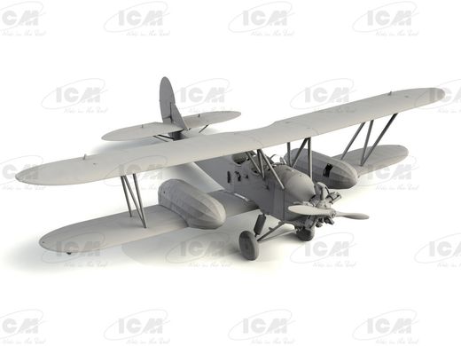 Prefab model 1/72 aircraft U-2/Po-2, Soviet multipurpose aircraft II SV ICM 72244