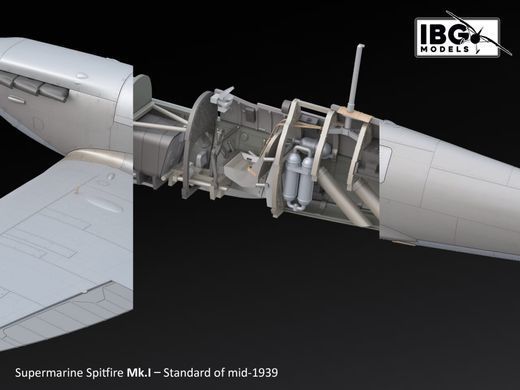 Збірна модель 1:72 літак Supermarine Spitfire Mk.I Early - The Beginning of The Saga IBG 72580
